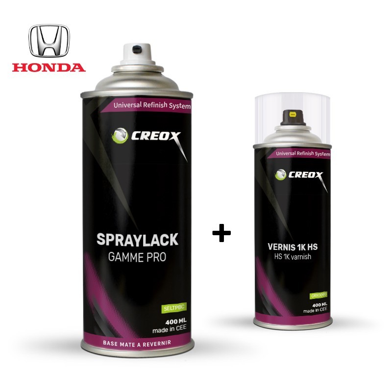 Kit bombe de peinture Honda et vernis