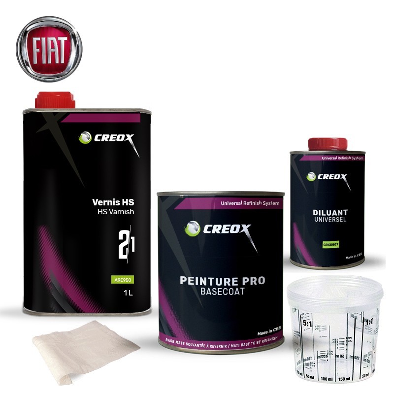 Kit peinture Fiat avec vernis