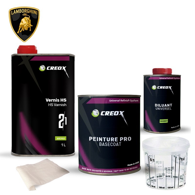 Kit peinture Lamborghini avec vernis