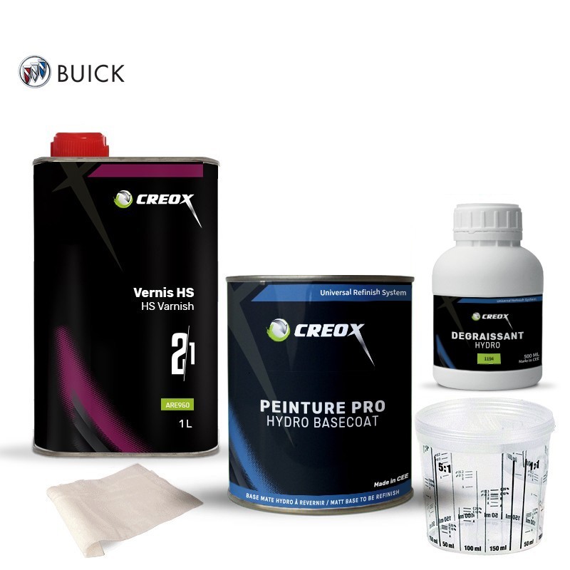 Kit peinture hydro Buick et vernis