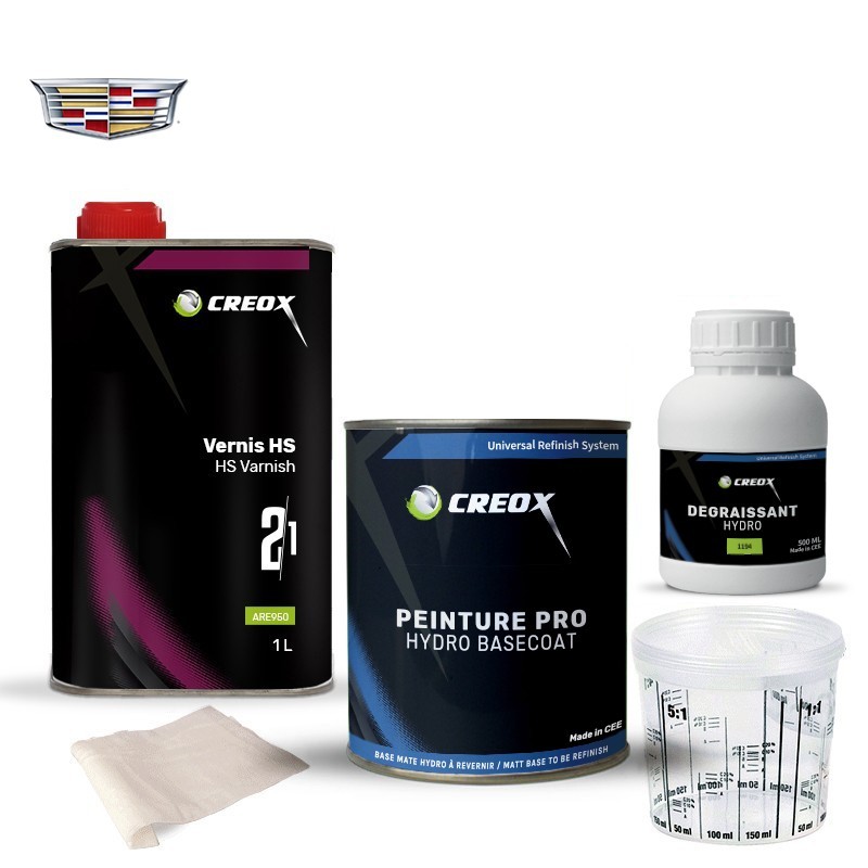 Kit peinture hydro Cadillac et vernis