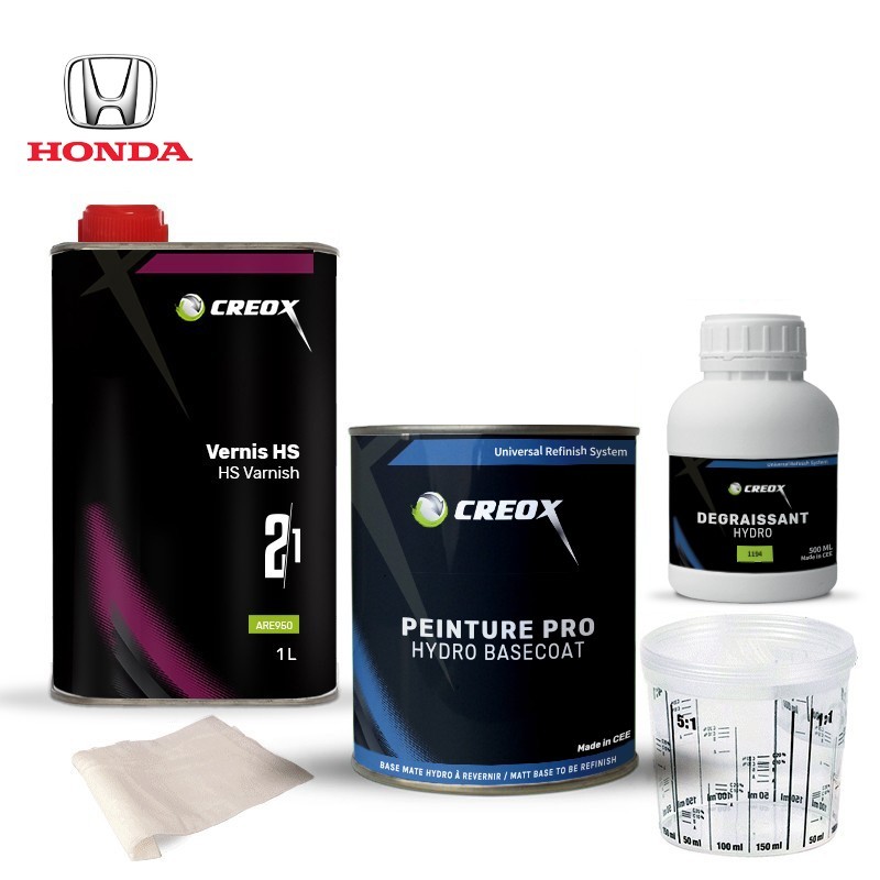 Kit peinture hydro Honda et vernis