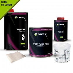 Kit complet peinture tri-couche voiture et vernis